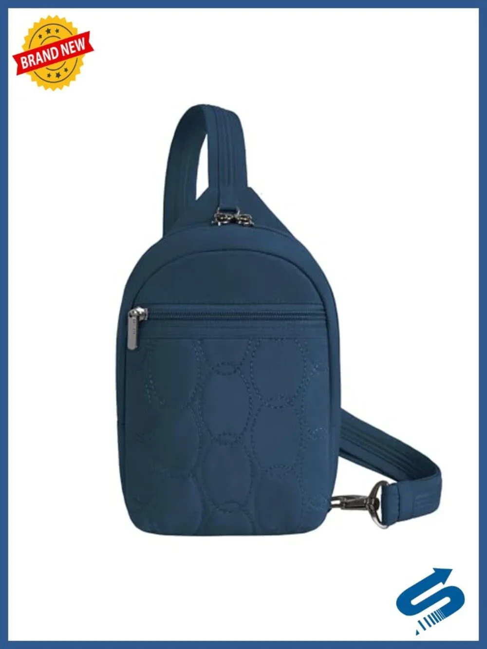 Anti-Theft Crossbody Sling Bag with RFID Blocking - Small Travel Sling Nylon
